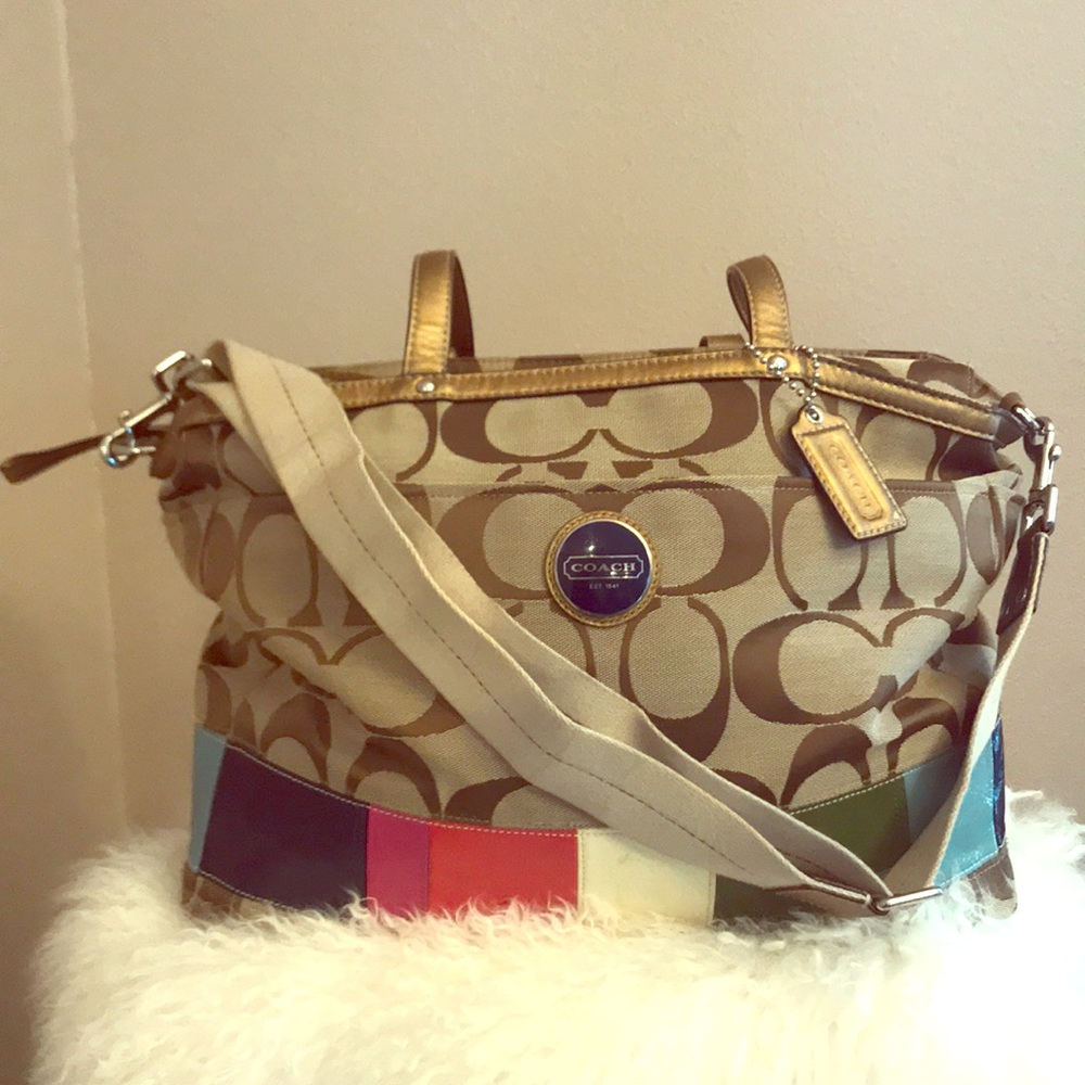 Coach Diaper/Laptop/Messenger/Shoulder Bag